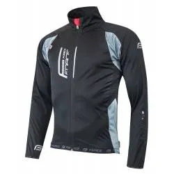 Bunda Force X80 tenký softshell |černo-šedá obr.[1]