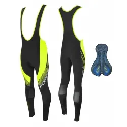 Kalhoty FORCE F58 se šráky a vložkou | černo-fluo obr.[1]