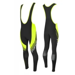 Kalhoty FORCE F58 se šráky bez vložky | černo-fluo obr.[1]