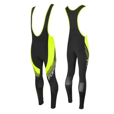 Kalhoty FORCE F58 se šráky bez vložky | černo-fluo obr.[1]
