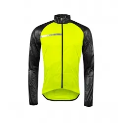 Bunda FORCE WINDPRO KID | fluo-černá obr.[1]