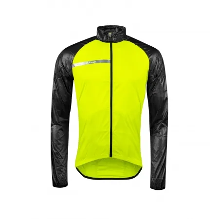 Bunda FORCE WINDPRO KID | fluo-černá obr.[1]