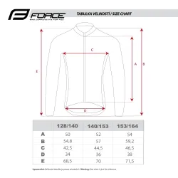Bunda FORCE WINDPRO KID | fluo-černá obr.[4]