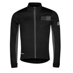 Bunda FORCE FROST softshell pánská | černo-šedá obr.[1]