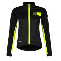 Bunda FORCE FROST softshell dámská | černo-fluo obr.[1]