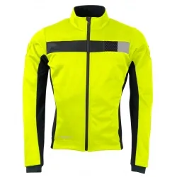Bunda FORCE FROST softshell | fluo-černá obr.[1]