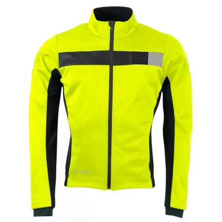 Bunda FORCE FROST softshell | fluo-černá obr.[1]