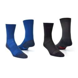 Ponožky VAVRYS LIGHT TREK CMX 2020 2-pack | černá+modrá obr.[1]