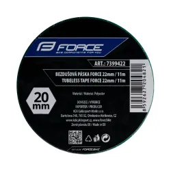 Páska bezdušová FORCE Tubeless lepicí | 20mm x 11m obr.