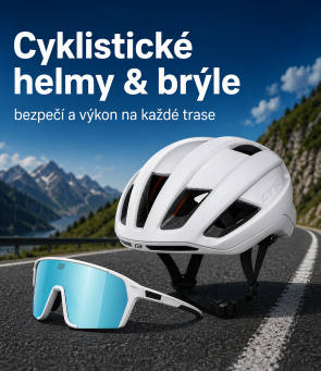 Cyklistické přilby a brýle